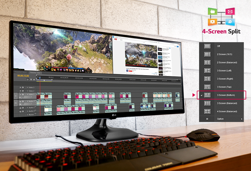 TIME FOR WORK? ISN'T THAT WHY YOU HAVE 21:9 ULTRAWIDE, AS WELL? 